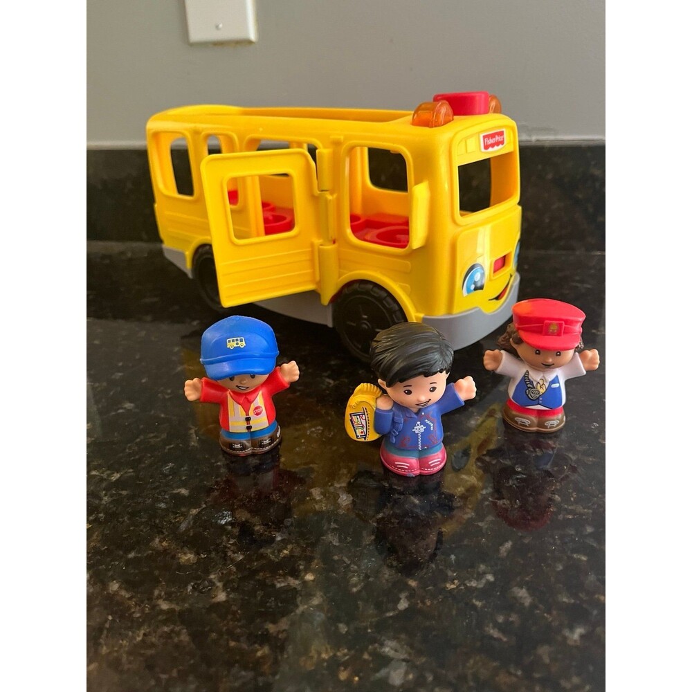 Fisher Price Little People Sit With Me School Bus Sounds & Lights